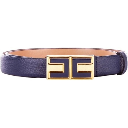 Elisabetta Franchi Ledergürtel Belts Blue blau