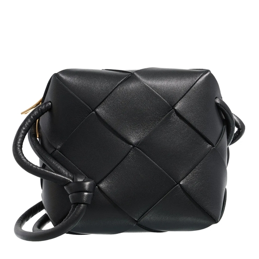 Bottega Veneta Mini Cassette Camera Bag Black Crossbodytas