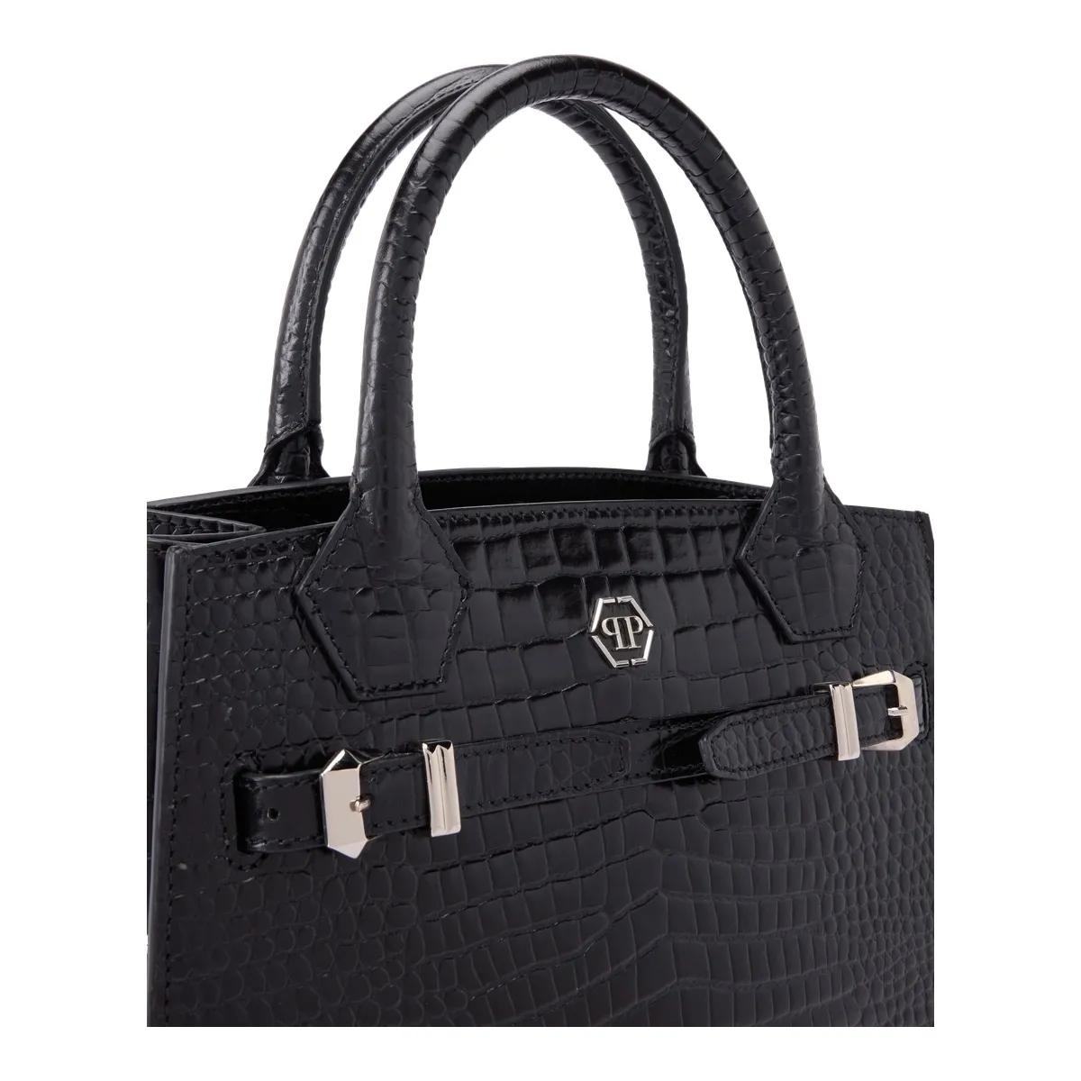 Thumbnail - Philipp Plein Shopper - Small Shopper Bag Cocco - Gr. unisize - in Schwarz - für Damen