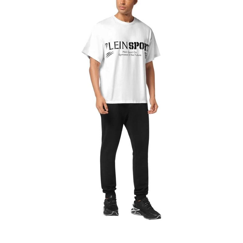 Plein Sport T-Shirt T-Shirt Rundhalsausschnitt Ss Logo weiss(Image 2)