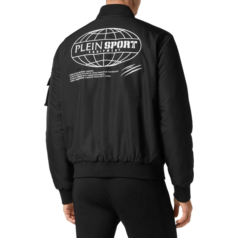 Plein Sport Daunenjacke Bomberjacke schwarz(Image 2)