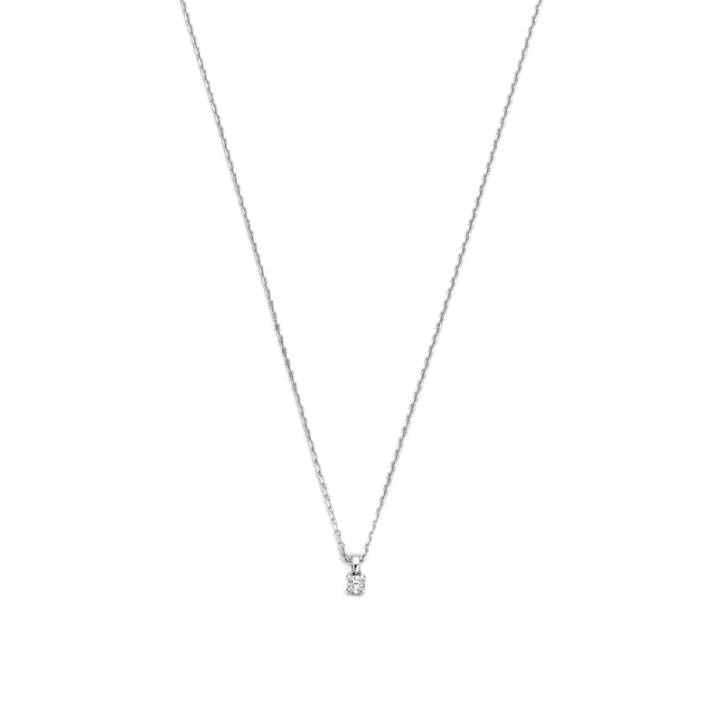 Isabel Bernard Collier moyen De la Paix Céline 14 karat necklace | diamond 0.05 White gold
