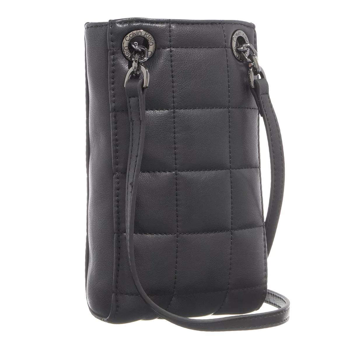 Calvin Klein Crossbody bags - Re-Lock Quilt Phone Crossbody in zwart