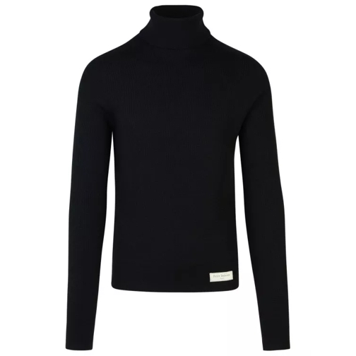 Balmain  Black Wool Turtleneck Sweater Black