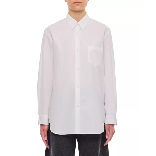 Junya Watanabe Cotton Single Pocket Shirt White 