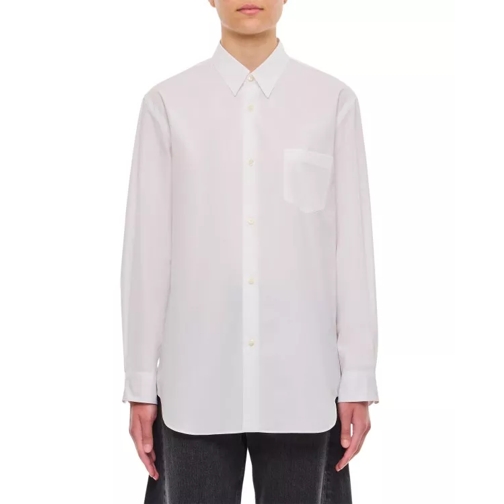 Junya Watanabe  Cotton Single Pocket Shirt White