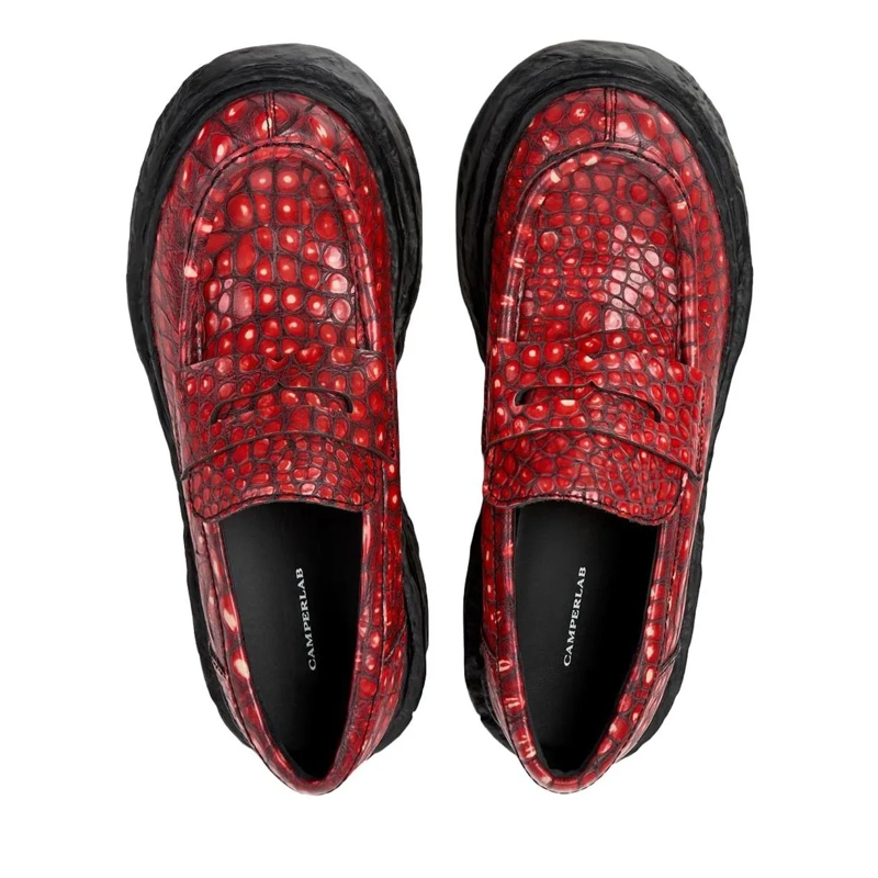 Camperlab Schnürschuhe Schnürschuhe Vamonos hell-rot(Image 4)