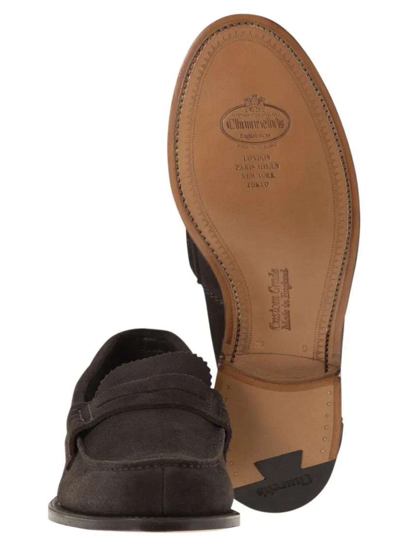 Thumbnail - Church's Loafer - Pembrey - Suede Moccasin - Gr. 8_5 - in Braun - für Damen