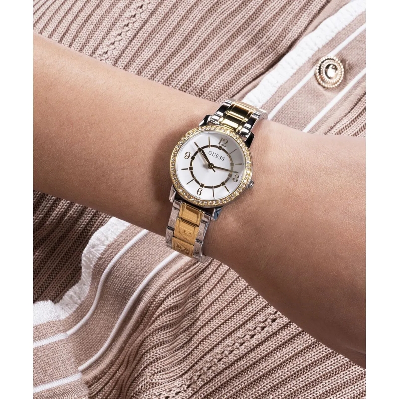 Guess Quarzuhr Quarz-Analoguhr Melody silber(Image 3)