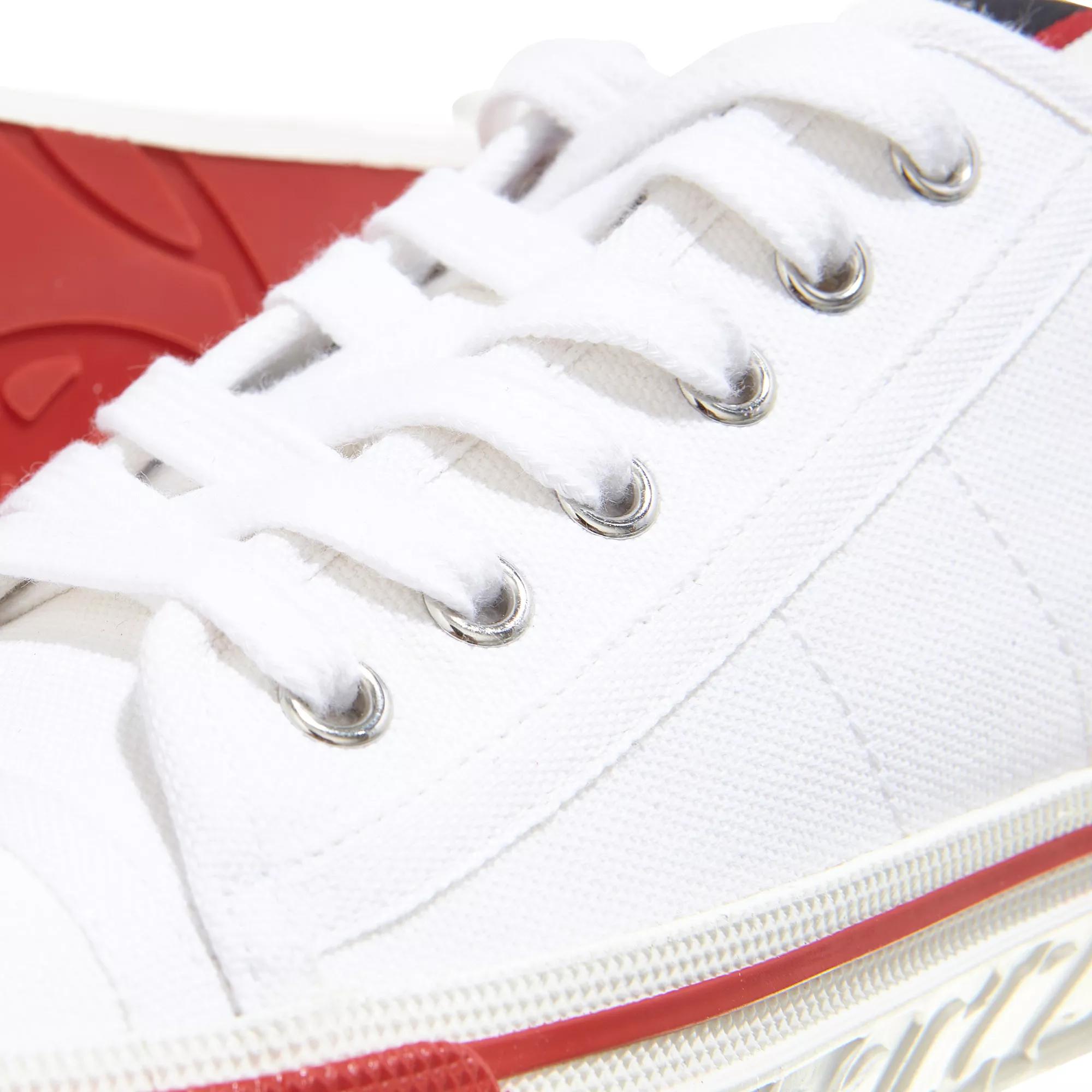 CHRISTIAN LOUBOUTIN: Pedro Junior sneakers in canvas - White