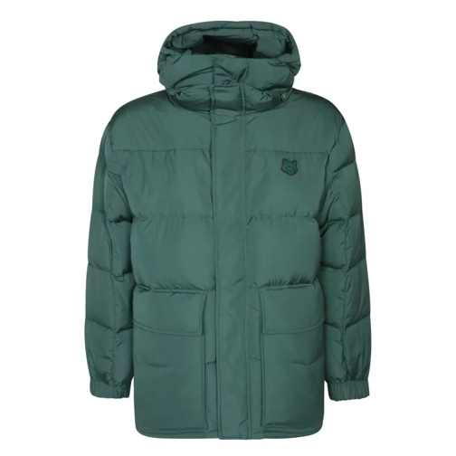 Maison Kitsune Padded Puffer Jacket With Adjustable Hood Green 