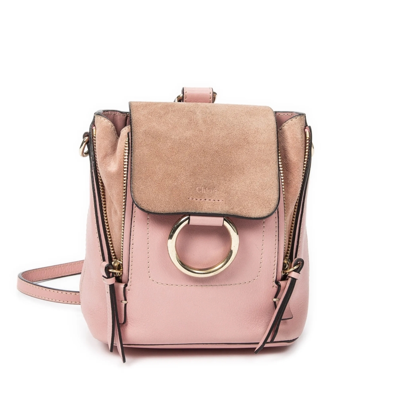 Chloé Crossbody Bag Small Faye Backpack pink