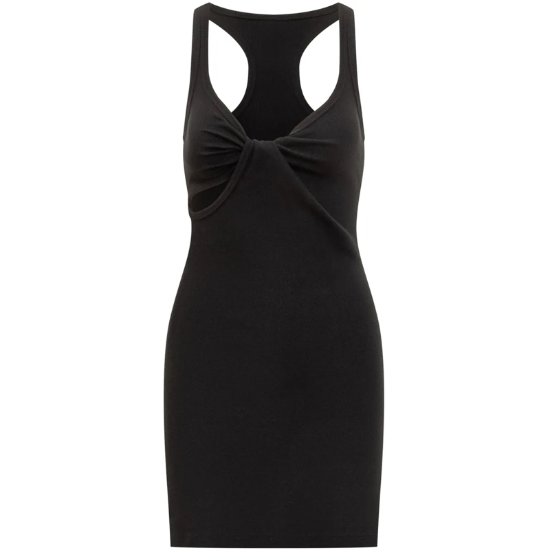 Courrèges Minikleid Aboto a Costine Twist schwarz