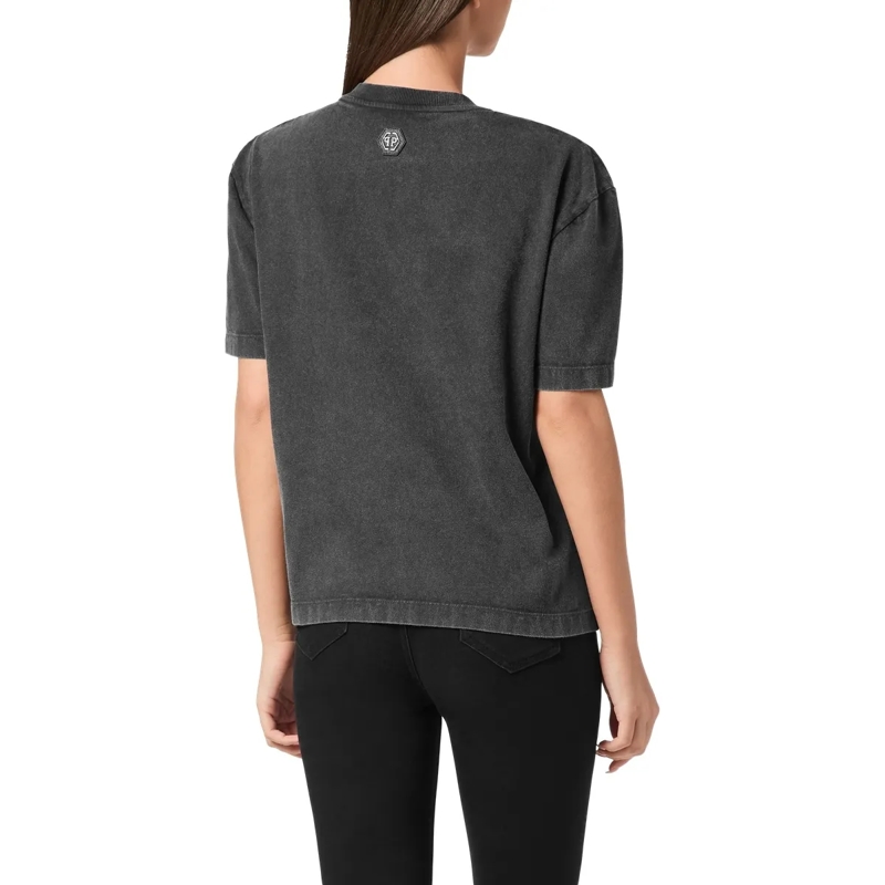 Philipp Plein T-Shirt T-Shirt Man Fit Signature schwarz(Image 2)