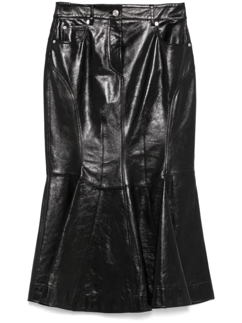 Thumbnail - Sportmax - Papyrus Skirt - Größe 42 - schwarz