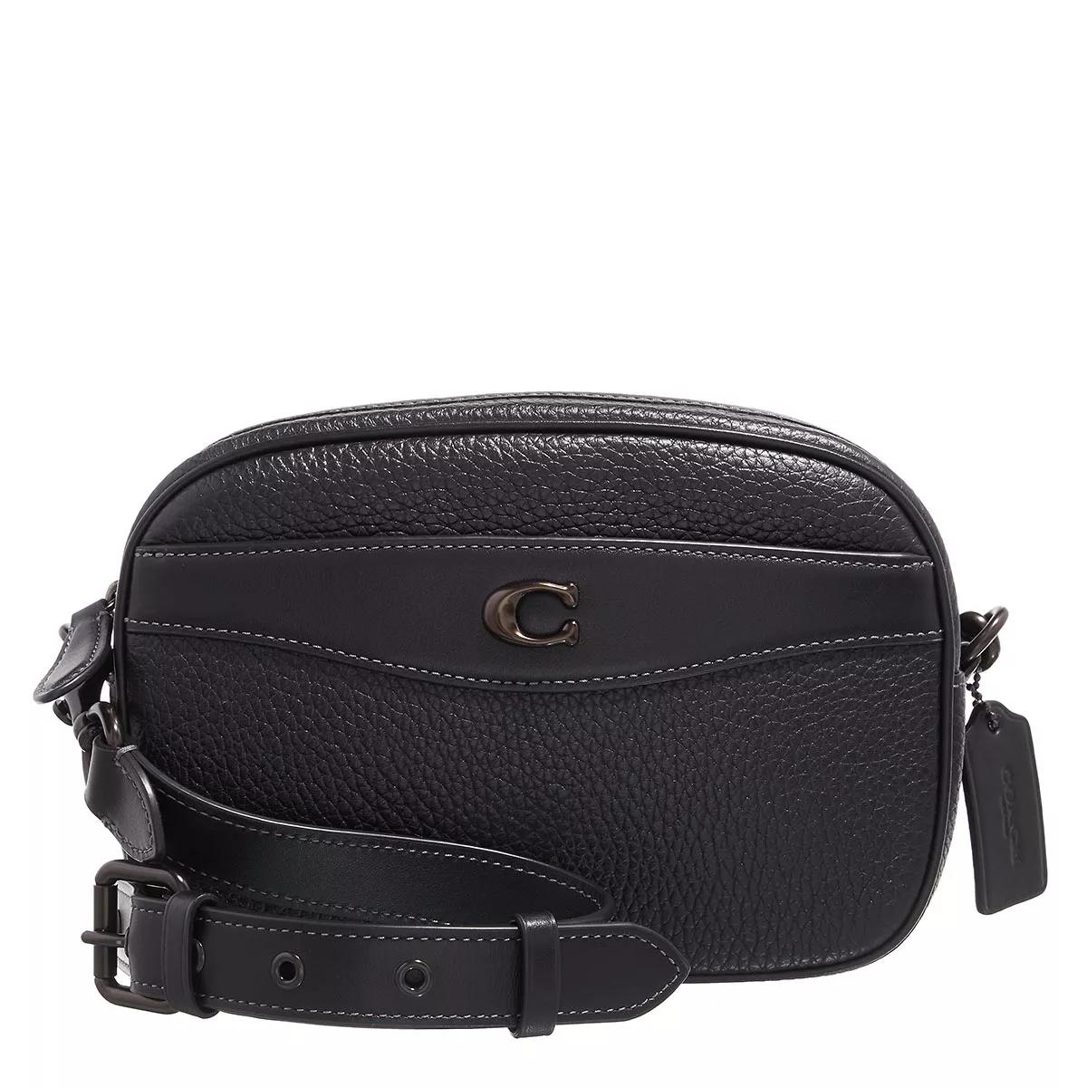 Coach Soft Pebble Leather Camera Bag Black | Crossbody Bag