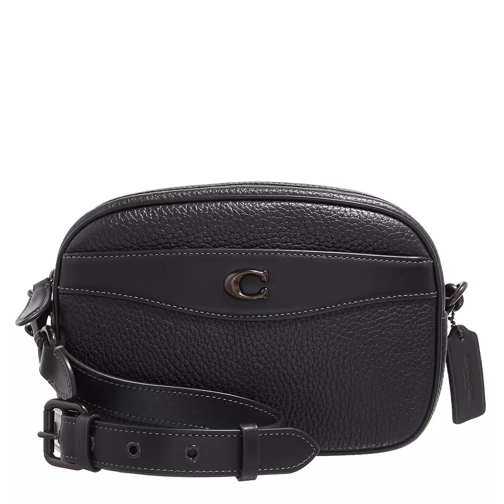 Coach Soft Pebble Leather Camera Bag Black Crossbody Bag