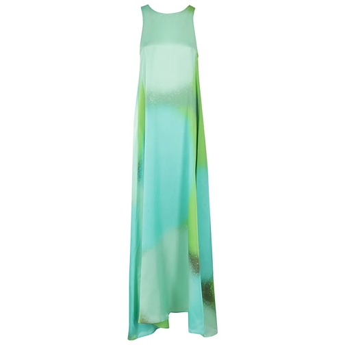 GIANLUCACA PANNOLO  Elena Long Dress Green