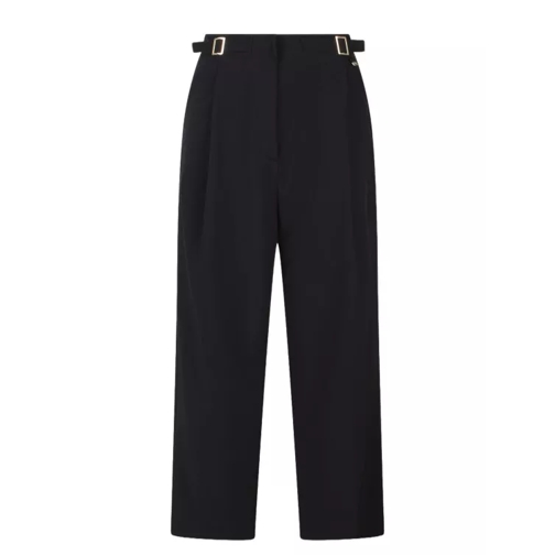 Herno Structures Nylon Trousers Black 