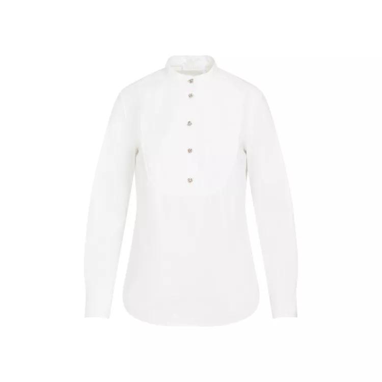 Chloé - White Buttercream Cotton Shirt - Größe 36 - weiß