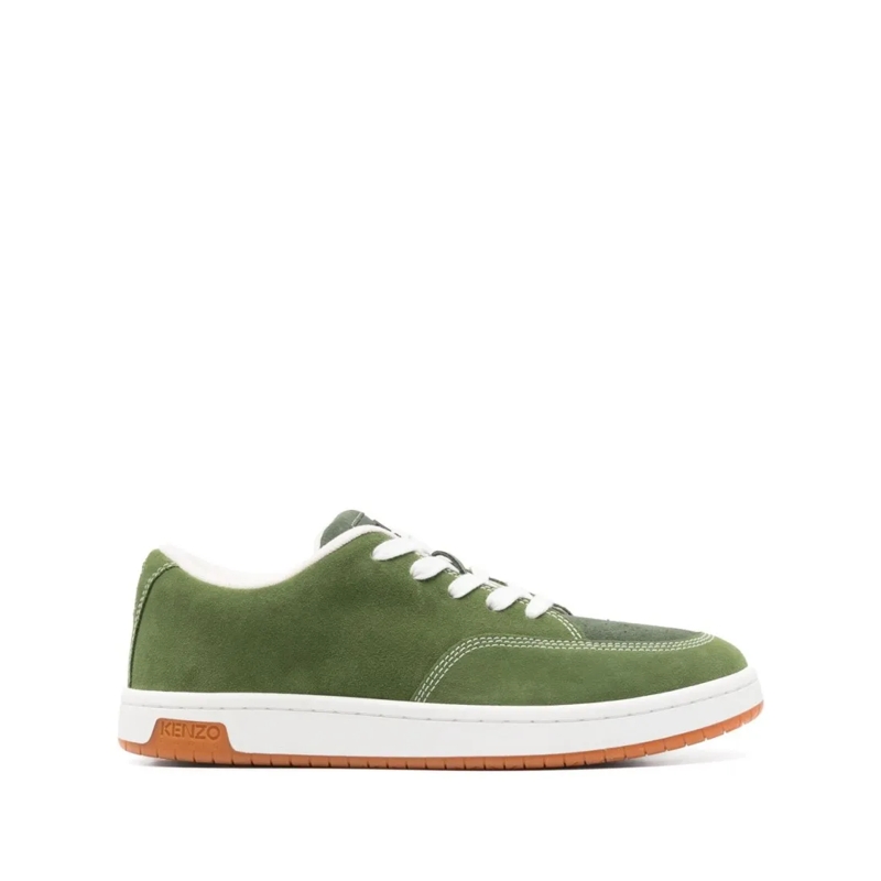 Kenzo Low-Top-Sneaker Low-Top Sneakers With Perforated Toebox Green