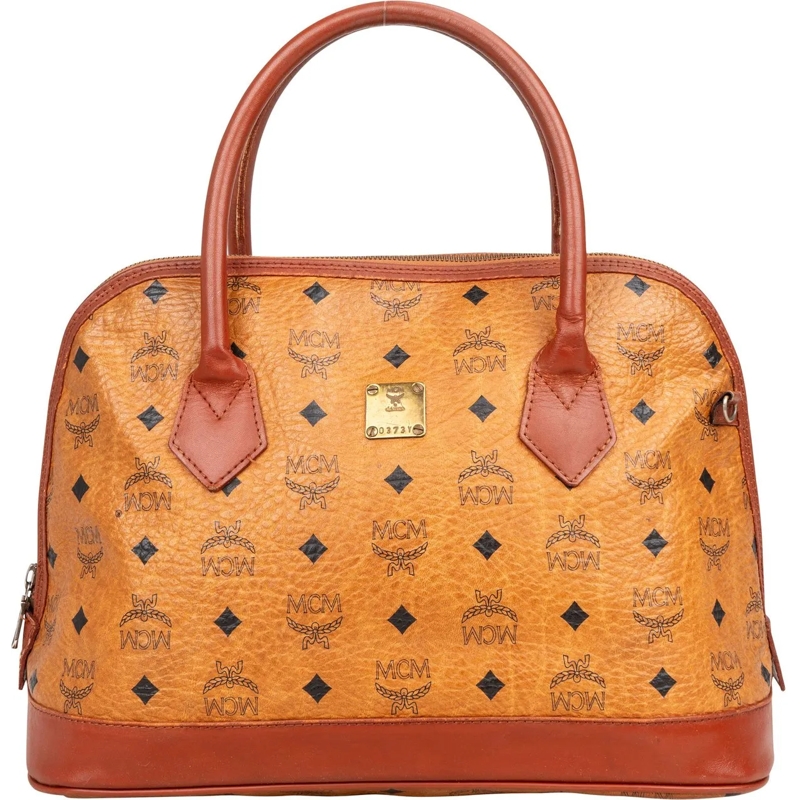 MCM Tote MCM Visetos Monogram Handbag braun