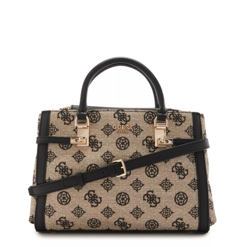 Guess Guess Loralee damen Handtasche Beige/Schwarz HWJG9 Beige Rymlig shoppingväska