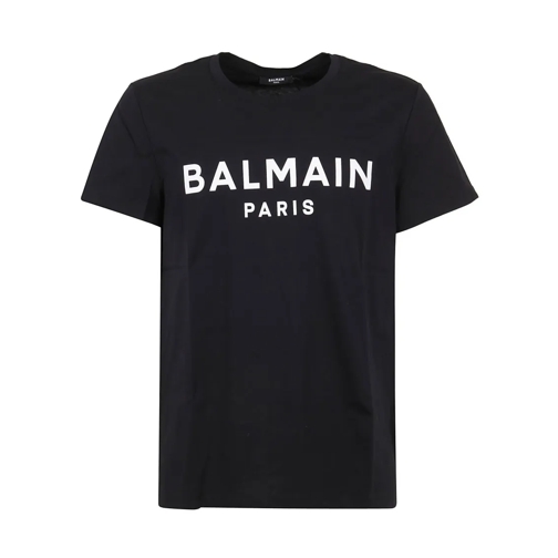 Balmain T-shirts Print T-Shirt - Reg Fit Black