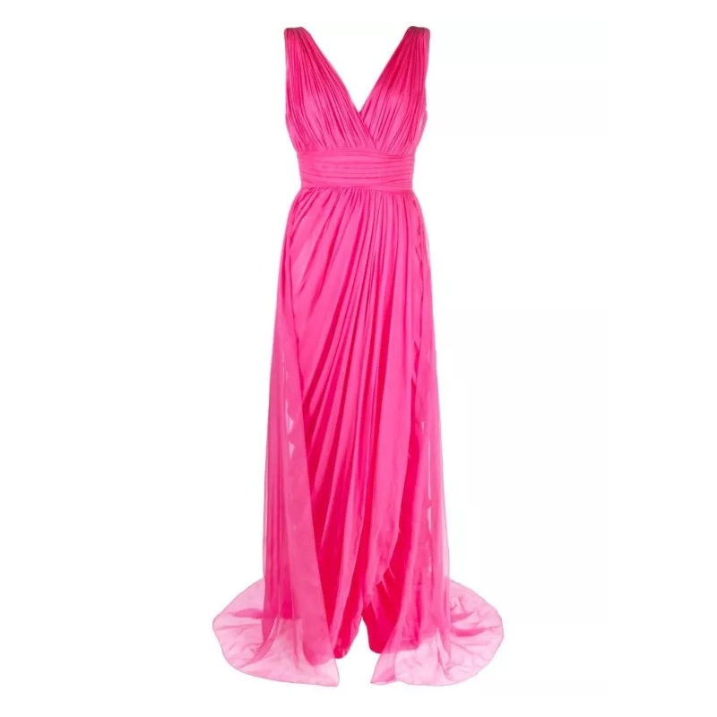 Alberta Ferretti Jurk Long -Signed Long Dress Pink