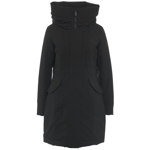 Peuterey Sommerjacken Down coat with wide collar 'Emin' schwarz