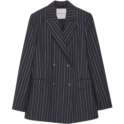Ermanno Firenze Veste de transition Jackets Blu Notteoro blau
