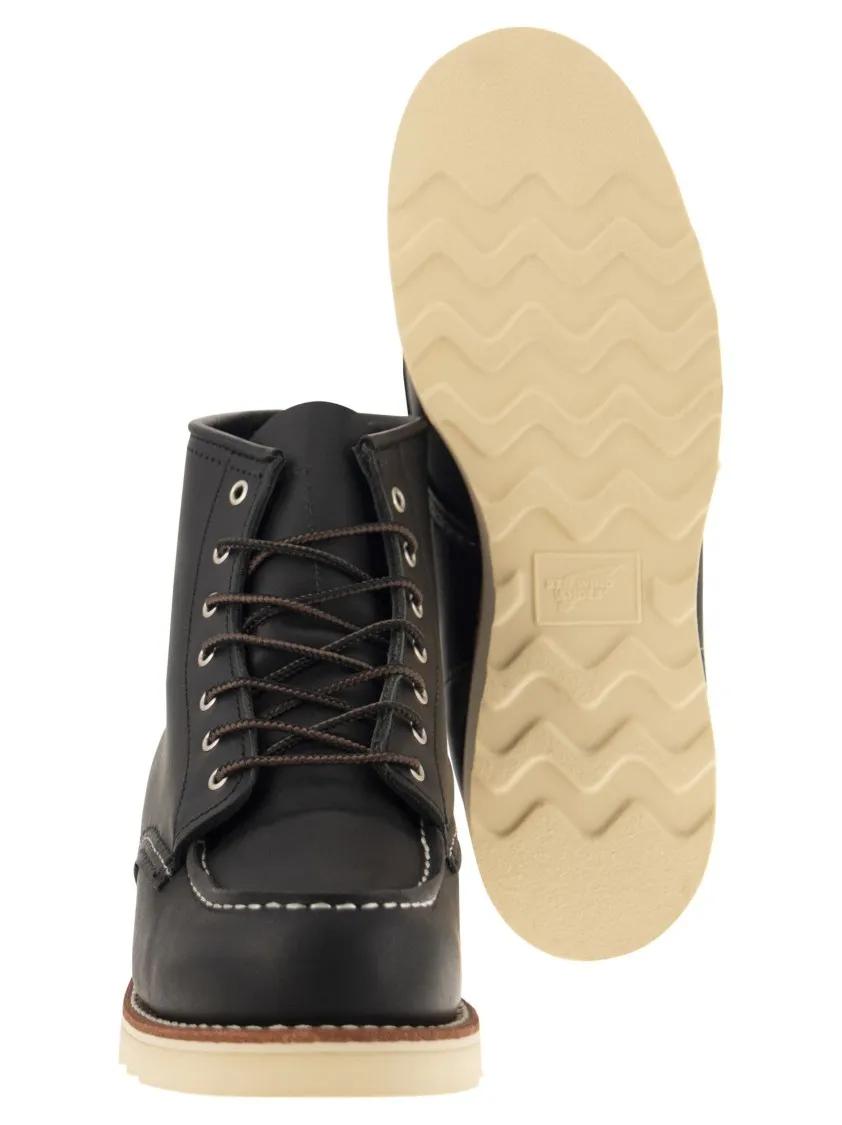 Thumbnail - REDWING Stiefel - Classic Moc - Leather Ankle Boot - Gr. 8 - in Schwarz - für Damen