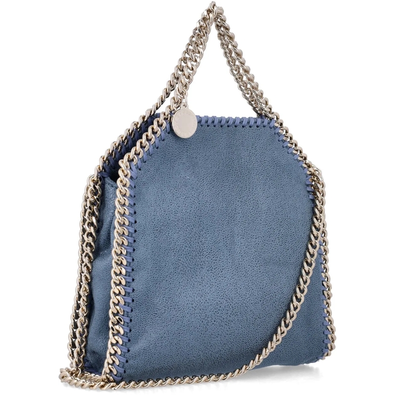 Stella McCartney Tote Tiny Falabella Gold Chain Feder Blue blau(Image 2)
