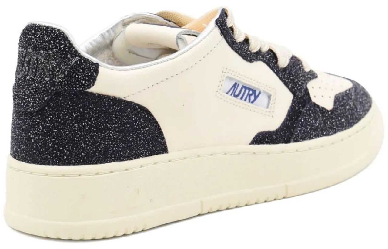 Thumbnail - Autry Low-Top Sneaker - Medalist Low - Sneakers With Two-Tone Glitter - Gr. 40 (EU) - in Schwarz - für Damen
