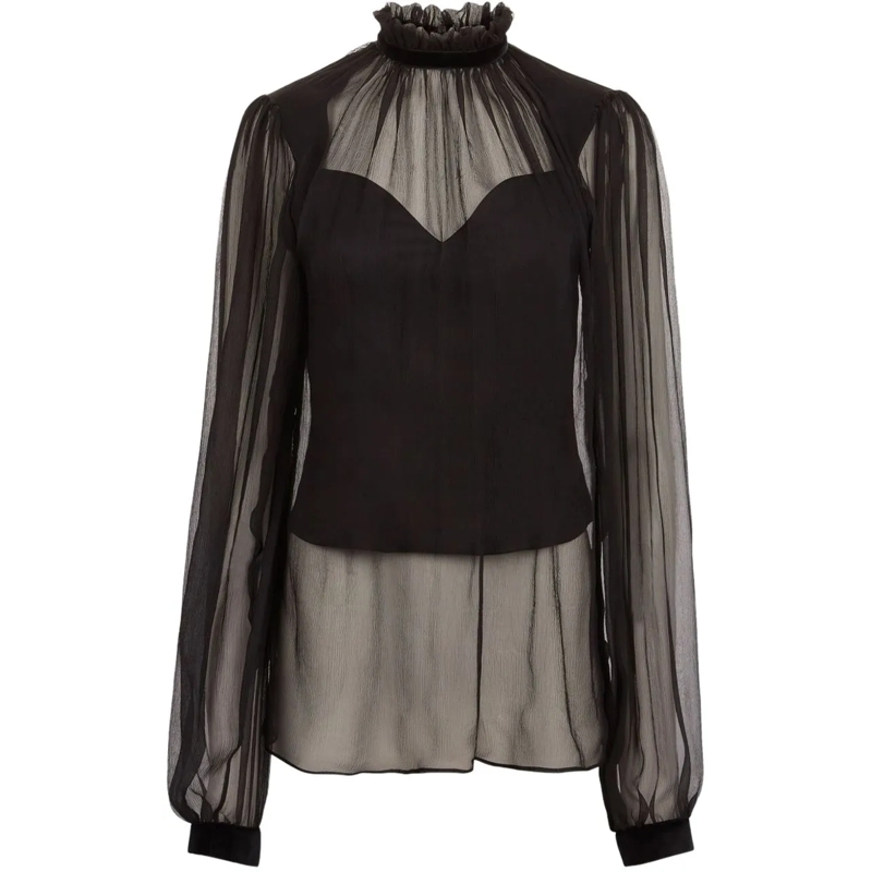 Nina Ricci T-Shirt Top Black schwarz