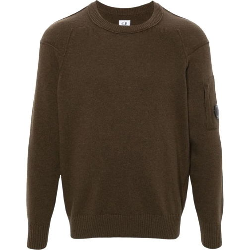 CP Company Trui lamswool crew neck knit divers mehrfarbig