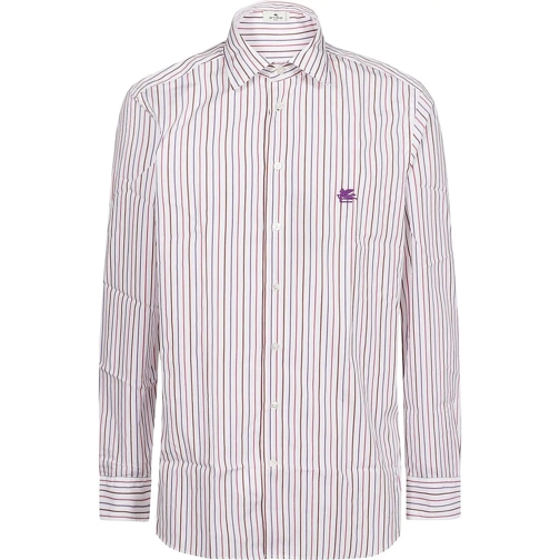 Etro Legere Oberteile Roma Long Sleeve Shirt White weiß