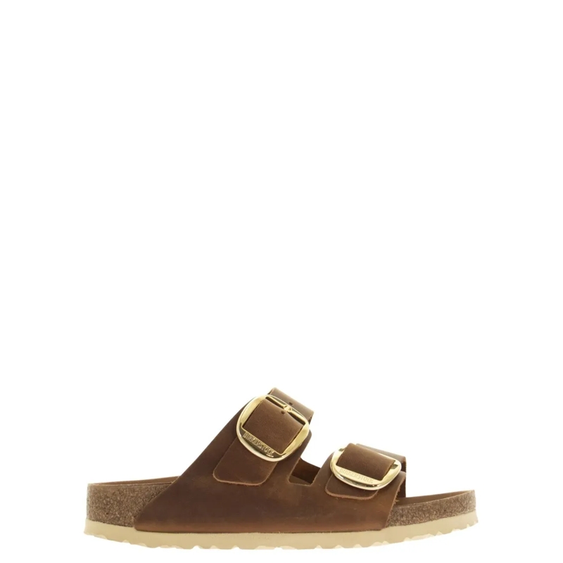 Birkenstock Sandalen Arizon - Oiled Leather Slipper Brown