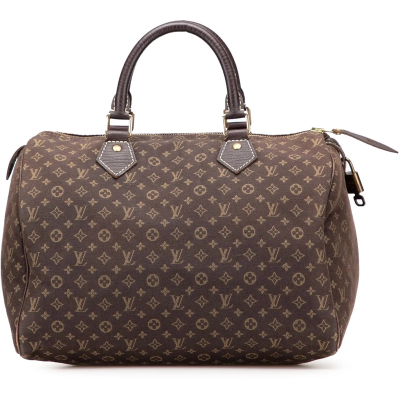 Louis Vuitton Tote Monogram Mini Lin Speedy 30 braun