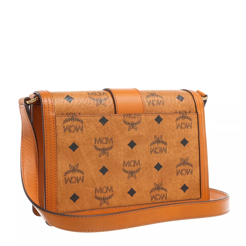 MCM Crossbody Bag Tracy Visetos Shoulder Small Cognac (Image 3)