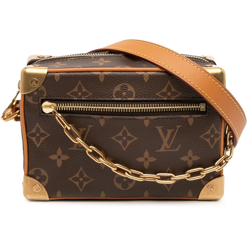 Louis Vuitton Schultertasche Monogram Legacy Mini Soft Trunk braun