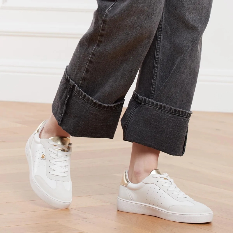 MICHAEL Michael Kors Low-Top-Sneaker Scotty Lace Up Pl Gld Multi(Image 2)