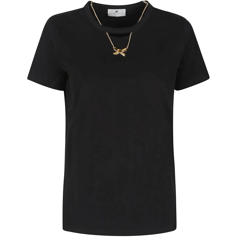 Elisabetta Franchi T-Shirt T-shirt Black schwarz