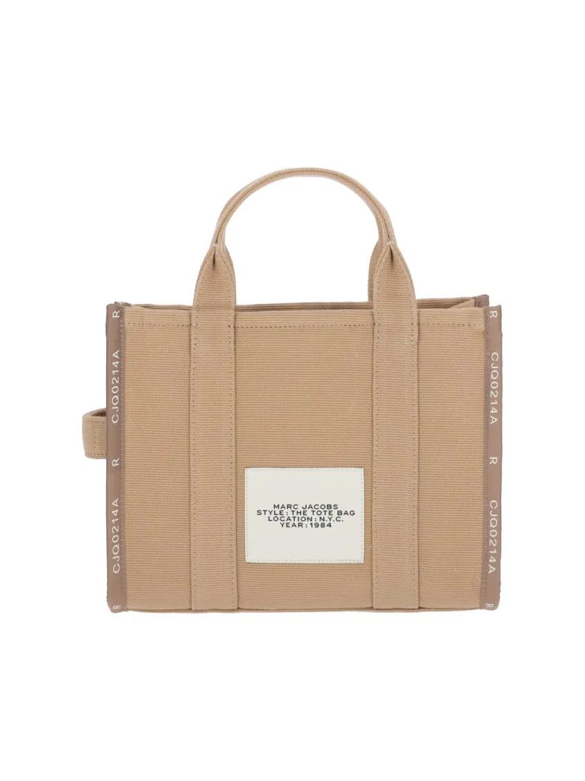 Marc Jacobs Shoppers & Totes Medium Tote Bag "The Jacquard Tote" – Brown in bruin