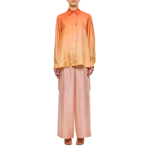 Zimmermann Hemden Tranquillity Scarf Shirt Orange