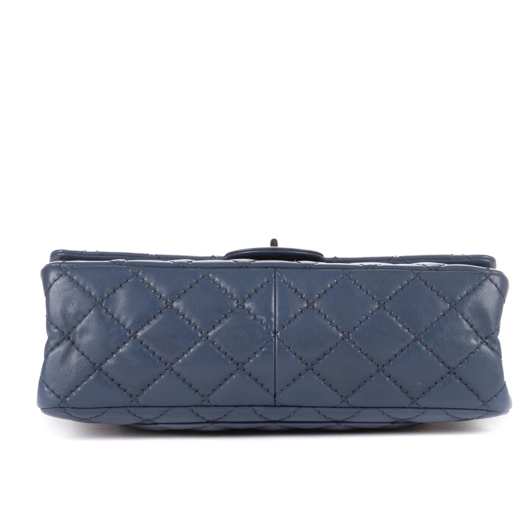 Thumbnail - Chanel Crossbody Bags - 2.55 Double Flap Jumbo - Gr. unisize - in Blau - für Damen