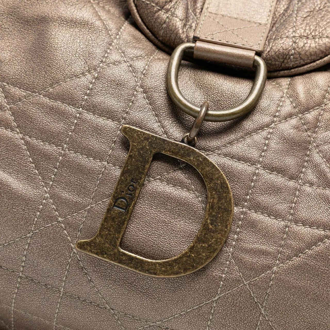 Thumbnail - Christian Dior Hobo Bags - Lambskin Cannage Drawstring Hobo - Gr. unisize - in Braun - für Damen