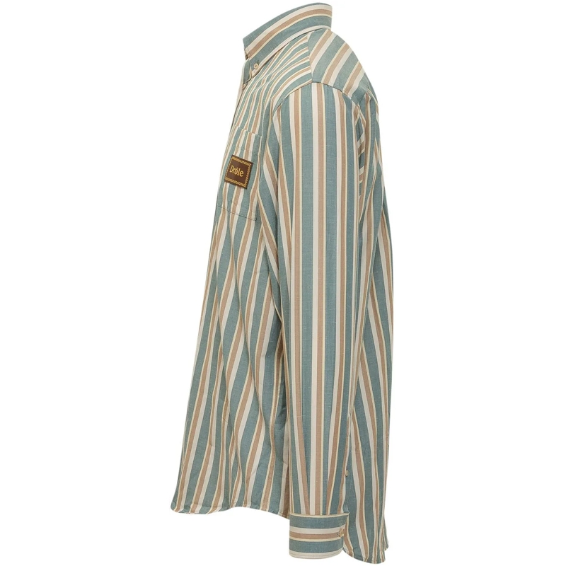 Drôle De Monsieur Legeres Oberteil Camicia a Maniche Corte con Tasche mehrfarbig(Image 3)