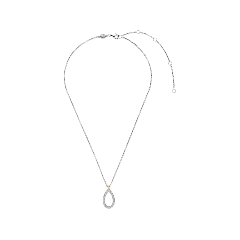 Ti Sento Mittellange Halskette 925er Sterlingsilber Halskette silber(Image 4)