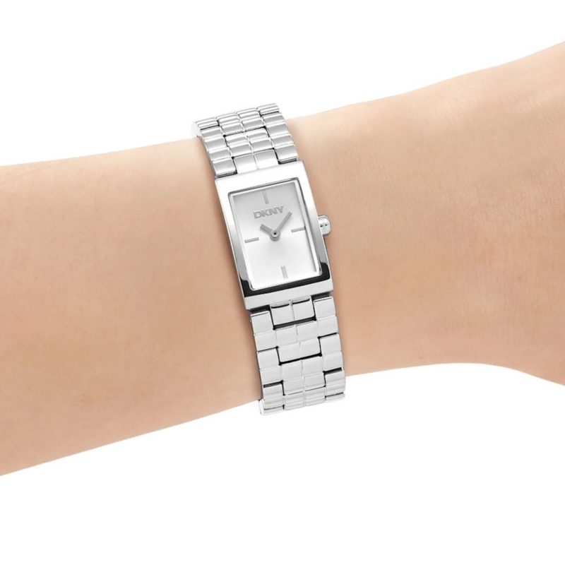 DKNY Quarzuhr Quarzuhr Signature Square Watch silber(Image 5)